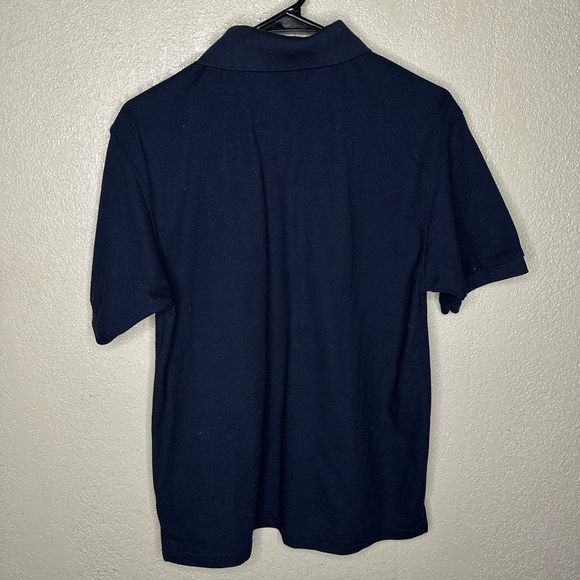 VTG 90’s Lacoste Polo Shirt Navy Blue Size 4 - Picture 3 of 5